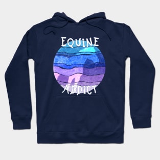 Equine addict N3 - frost Hoodie